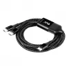 CLUB3D USB Type-C, Y-Ladekabel auf 2x USB Type-C, max. 100W, 1,83m/6ft M/M