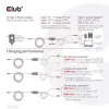 CLUB3D USB Type-C, Y-Ladekabel auf 2x USB Type-C, max. 100W, 1,83m/6ft M/M