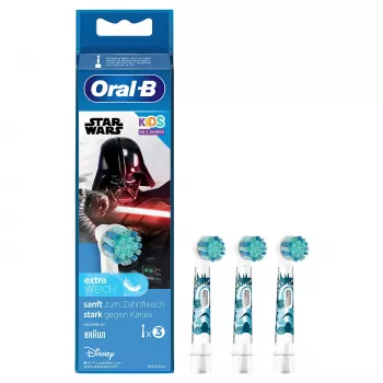 Zahnbürste Oral-B Kids Star Wars 3 Stück Weiß Extra Weich