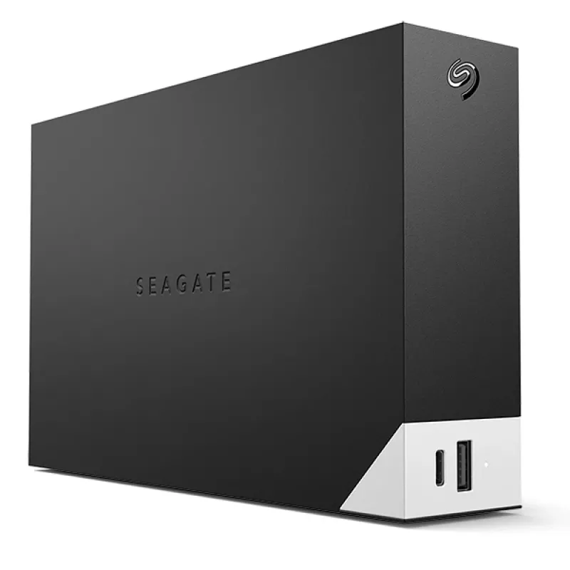 Seagate One Touch HUB externe Festplatte 10 TB USB Type-A / USB Type-C 3.2 Gen 1 (3.1 Gen 1) Schwarz, Grau