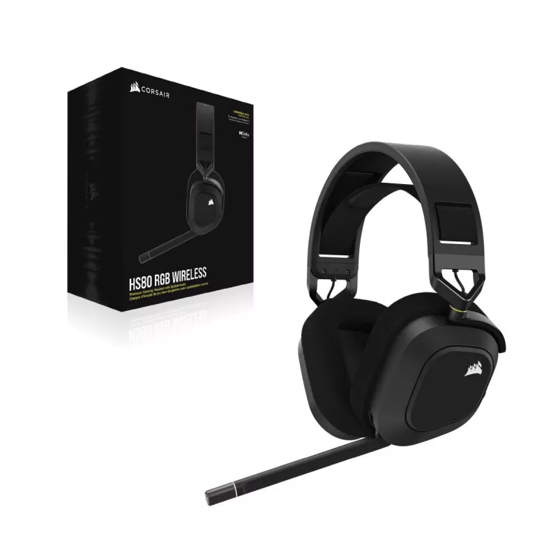 CORSAIR Gaming Headset HS80 - Wireless - Carbon