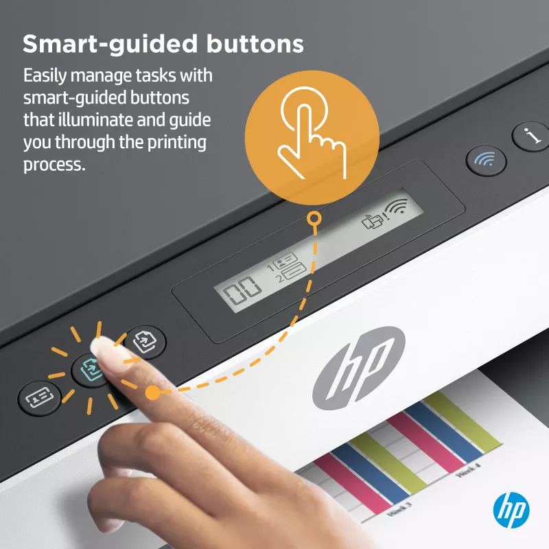 HP Smart Tank 7005 Wireless All-in-One Farbdrucker, beidseitiger Druck; Kopierer, Scanner