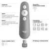 LOGITECH R500 Laser Präsentationsfernbedienung Grau