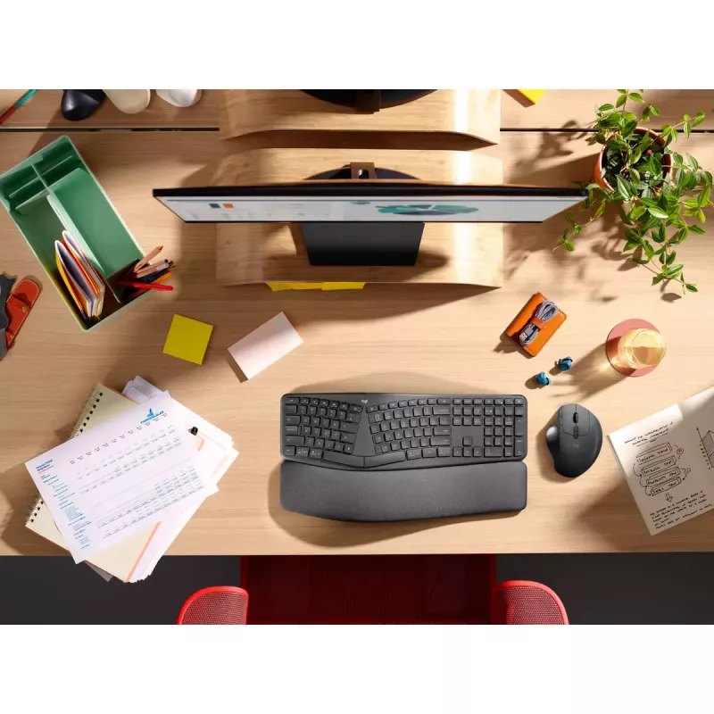 LOGITECH Ergo K860 - Kabellose Split-Tastatur Business Graphite Qwerty Pan Nordic