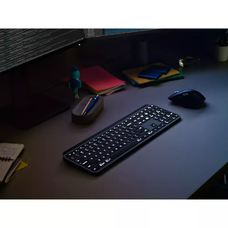LOGITECH MX Keys For Business - Kabellose Tastatur - Graphit - US International Qwerty