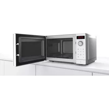 Solo-Mikrowelle Bosch Serie 2 FFL023MW0 — 800 W, 20 L, 5 Leistungsstufen, 270 mm Drehteller, weiß