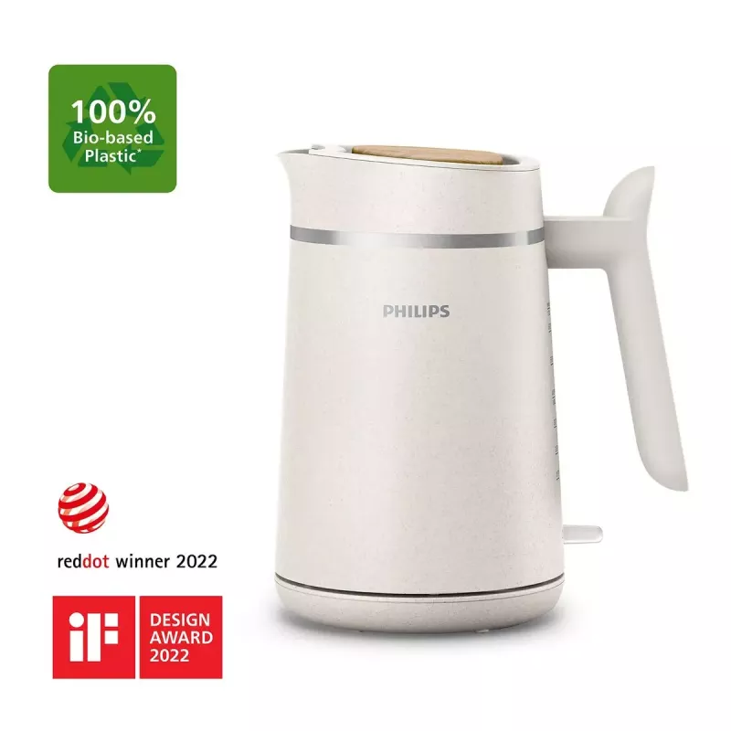 Wasserkocher Philips HD9365/10 1,7 l 2200 W Weiß, kabellos mit 360°-Basis