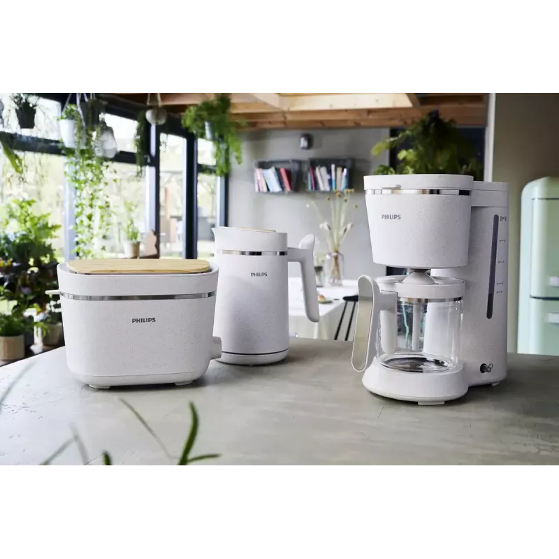Wasserkocher Philips HD9365/10 1,7 l 2200 W Weiß, kabellos mit 360°-Basis