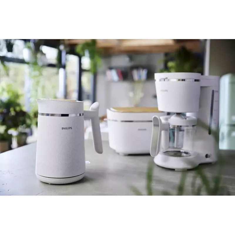Wasserkocher Philips HD9365/10 1,7 l 2200 W Weiß, kabellos mit 360°-Basis