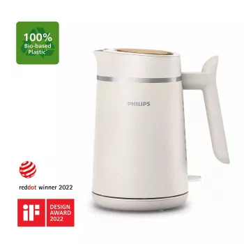 Wasserkocher Philips HD9365/10 1,7 l 2200 W Weiß, kabellos mit 360°-Basis