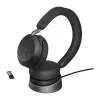 Jabra Evolve2 75 - USB-A MS Teams mit Tischständer - Schwarz
