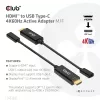 CLUB3D HDMI auf USB Typ-C aktiver Adapter 4K60Hz M/F