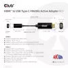 CLUB3D HDMI auf USB Typ-C aktiver Adapter 4K60Hz M/F