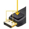 Goobay DisplayPort-Kabel 58534 2 m Schwarz
