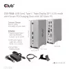 Docking Station CLUB3D CSV-1568 Metallgehäuse USB Gen2 Type-C USB Gen2 Type-A HDMI DP VGA RJ45 120W