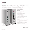 Docking Station CLUB3D CSV-1568 Metallgehäuse USB Gen2 Type-C USB Gen2 Type-A HDMI DP VGA RJ45 120W