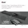 CLUB3D USB Gen1 Type-C Triple Display DP Alt Mode Displaylink Dynamic PD Charging Dock mit 120-Watt-Netzteil