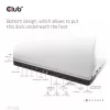 CLUB3D USB Gen1 Type-C Triple Display DP Alt Mode Displaylink Dynamic PD Charging Dock mit 120-Watt-Netzteil