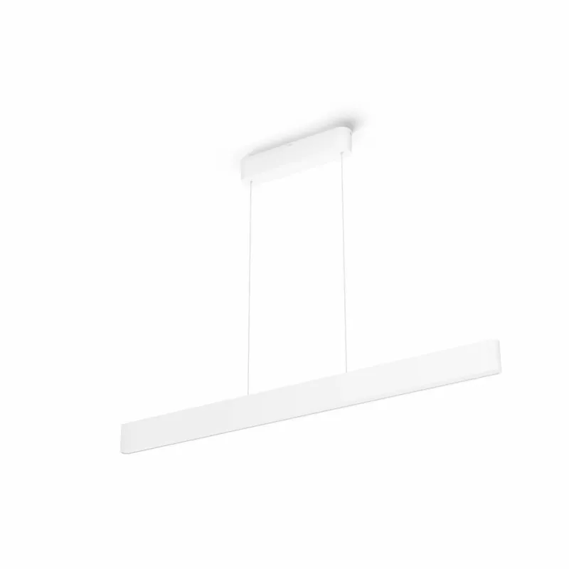 Pendelleuchte Philips Hue Ensis – Weiß- und Farblicht, Bluetooth, 220–240V, Ø40mm, Tiefe 1299mm, min. Höhe 164cm
