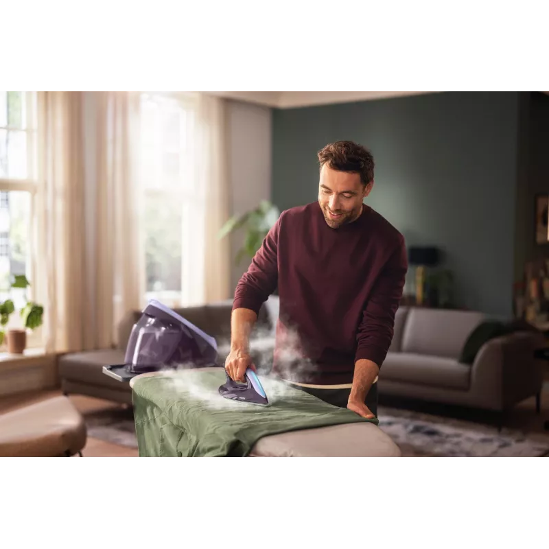 Philips 7000 series PSG7050/30 Dampfbügelstation 2100 W 1,8 l SteamGlide Elite-Bügelsohle Violett
