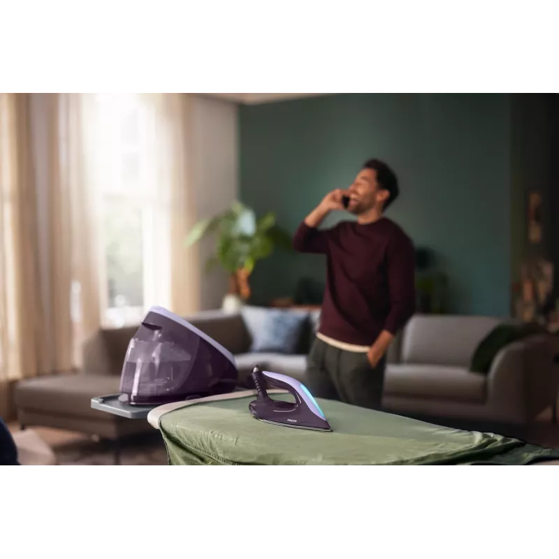 Philips 7000 series PSG7050/30 Dampfbügelstation 2100 W 1,8 l SteamGlide Elite-Bügelsohle Violett