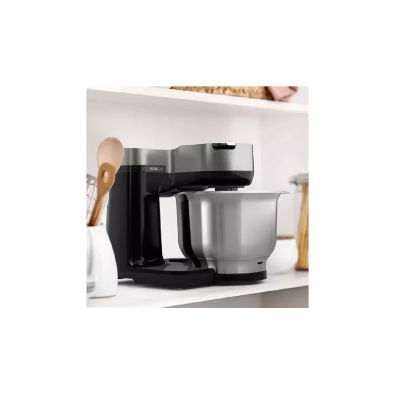 Bosch Serie 2 MUMS2VM00 Küchenmaschine 900 W 3,8 l Schwarz, Silber