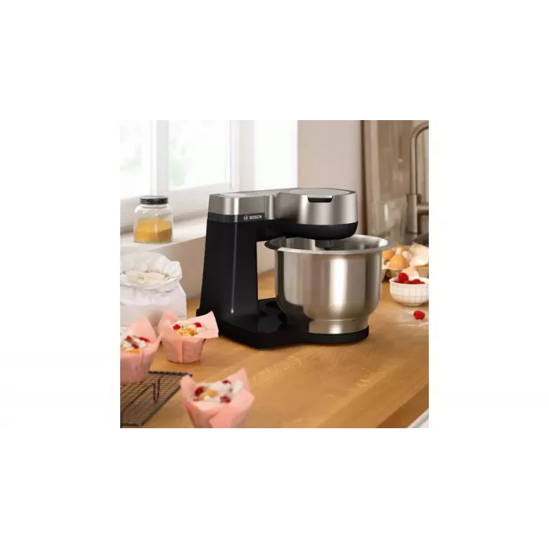 Bosch Serie 2 MUMS2VM00 Küchenmaschine 900 W 3,8 l Schwarz, Silber