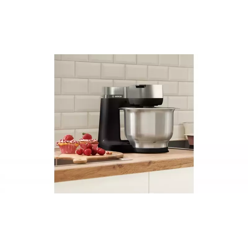 Bosch Serie 2 MUMS2VM00 Küchenmaschine 900 W 3,8 l Schwarz, Silber