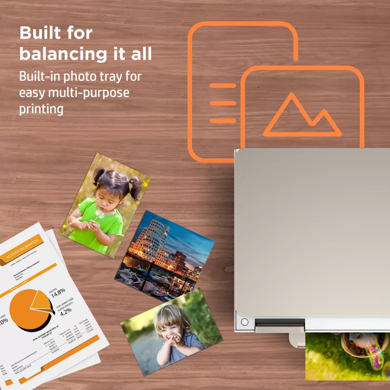 HP ENVY Inspire 7220e kabelloser All-in-One-Farbdrucker, Instant Ink; Kopierer, Scanner