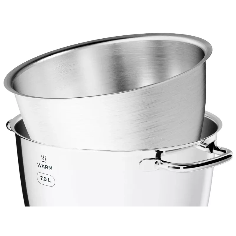 Standmixer Kenwood KWL90.004SI — 1400 W, 7 L Edelstahlschüssel, Touch-Bedienung, integrierte Waage, Silber