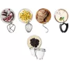 Standmixer Kenwood KWL90.004SI — 1400 W, 7 L Edelstahlschüssel, Touch-Bedienung, integrierte Waage, Silber