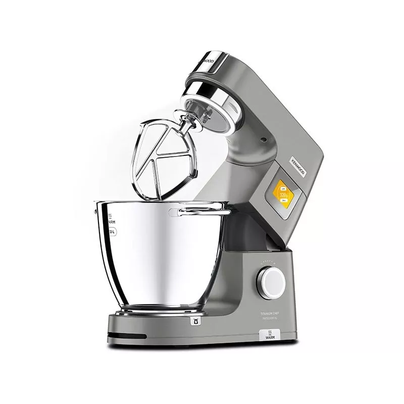 Standmixer Kenwood KWL90.004SI — 1400 W, 7 L Edelstahlschüssel, Touch-Bedienung, integrierte Waage, Silber