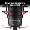 HyperX QuadCast - USB-Mikrofon (Schwarz-Rot) - Rote Beleuchtung