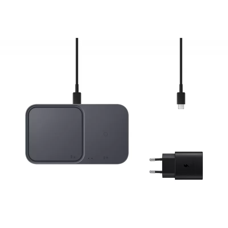 Kabelloses USB-Ladegerät für den Innenbereich Samsung EP-P5400 — 15 W, Grau, für Smartphone, Kopfhörer, Smartwatch