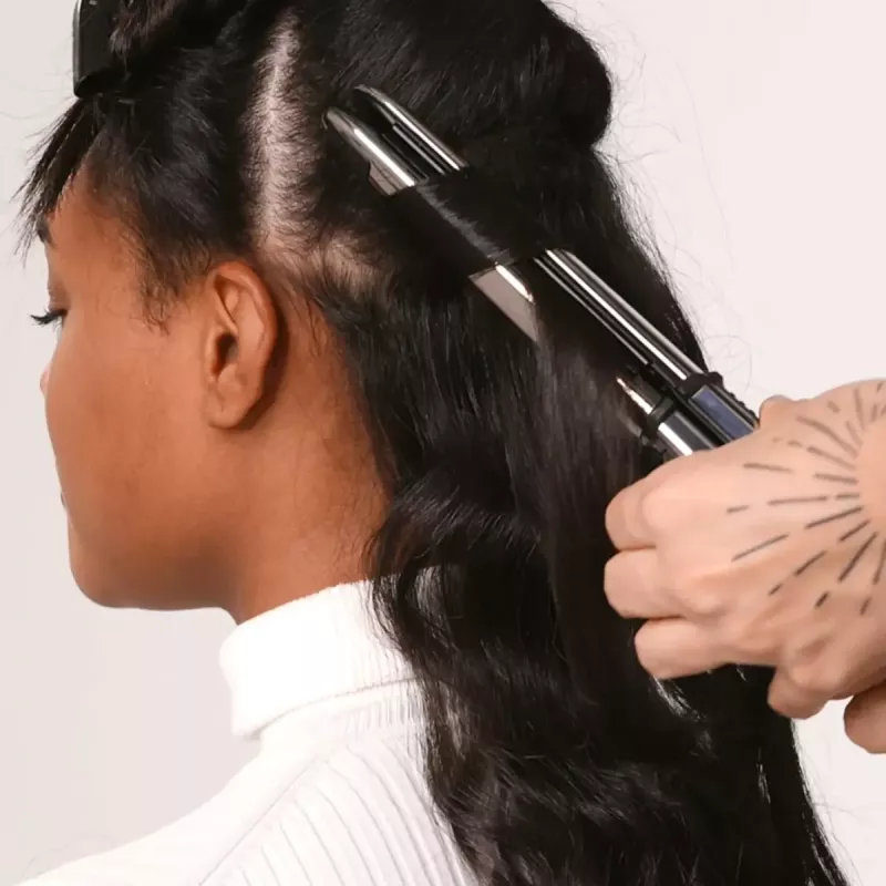 Glätteisen BABYLISS ELIPSIS3000 STYLER – Keramikplatten, 55 W, 5 Heizstufen, 150–230 °C, Ionen-Technologie, 2,7 m drehbares Kabel, schwarz