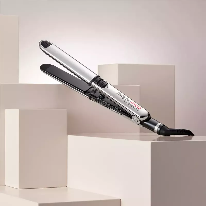 Glätteisen BABYLISS ELIPSIS3000 STYLER – Keramikplatten, 55 W, 5 Heizstufen, 150–230 °C, Ionen-Technologie, 2,7 m drehbares Kabel, schwarz
