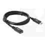 USB Gen1 Typ-C-Verlängerungskabel CLUB3D CAC-1531, 1 m, USB-C Stecker auf 2× USB-C Buchse, 5 Gbps, 60 W PD, 4K@60Hz