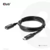 USB Gen1 Typ-C-Verlängerungskabel CLUB3D CAC-1531, 1 m, USB-C Stecker auf 2× USB-C Buchse, 5 Gbps, 60 W PD, 4K@60Hz