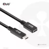 USB Gen1 Typ-C-Verlängerungskabel CLUB3D CAC-1531, 1 m, USB-C Stecker auf 2× USB-C Buchse, 5 Gbps, 60 W PD, 4K@60Hz