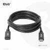 CLUB3D USB Gen1 Type-C Verlängerungskabel 5 Gbit/s 60 W (20 V/3 A) 4K60Hz M/F 2 m/6,56 ft