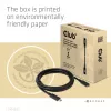 CLUB3D USB Gen1 Type-C Verlängerungskabel 5 Gbit/s 60 W (20 V/3 A) 4K60Hz M/F 2 m/6,56 ft