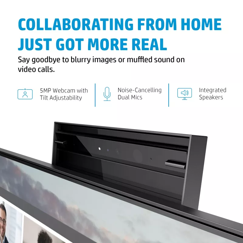 HP E24m G4 FHD USB-C Conferencing Monitor, 60,5 cm (23,8 Zoll), 1920 x 1080 Pixel, Full HD, LCD, 5 ms, Schwarz