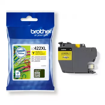Brother LC-422XLY Tintenpatrone 1 Stk. Original Gelb