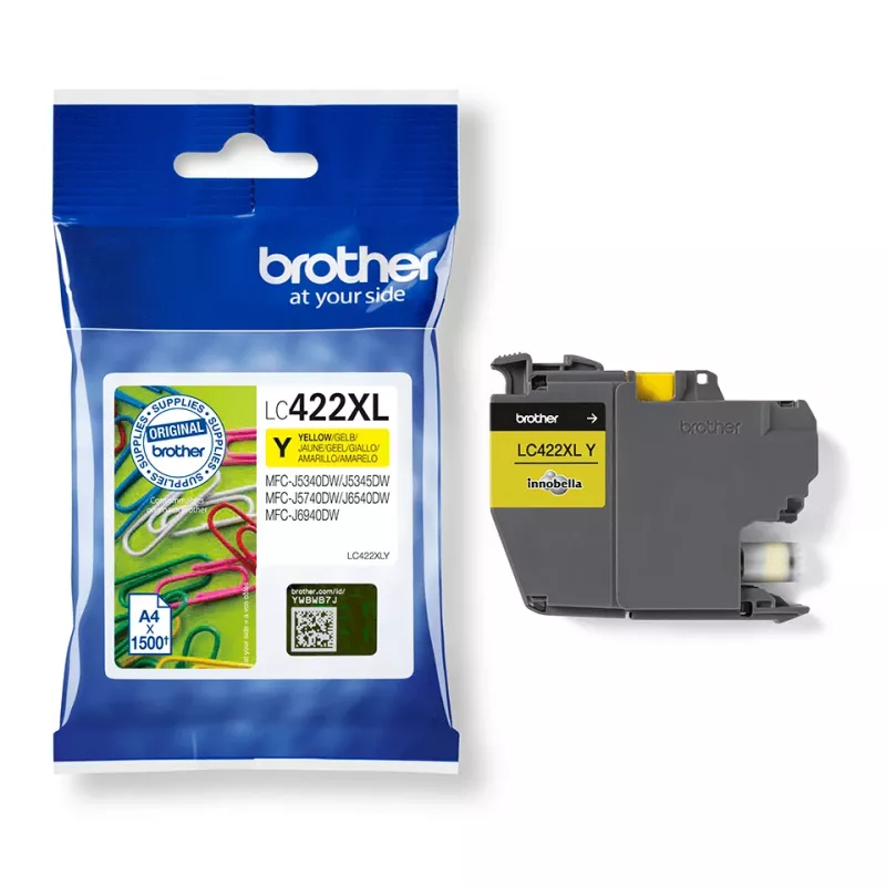 Brother LC-422XLY Tintenpatrone 1 Stk. Original Gelb