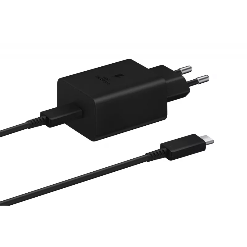 Samsung EP-T4510 universelles AC-Ladegerät für den Innenbereich mit Schnellladen 45W USB-C PD 3.0 Schwarz