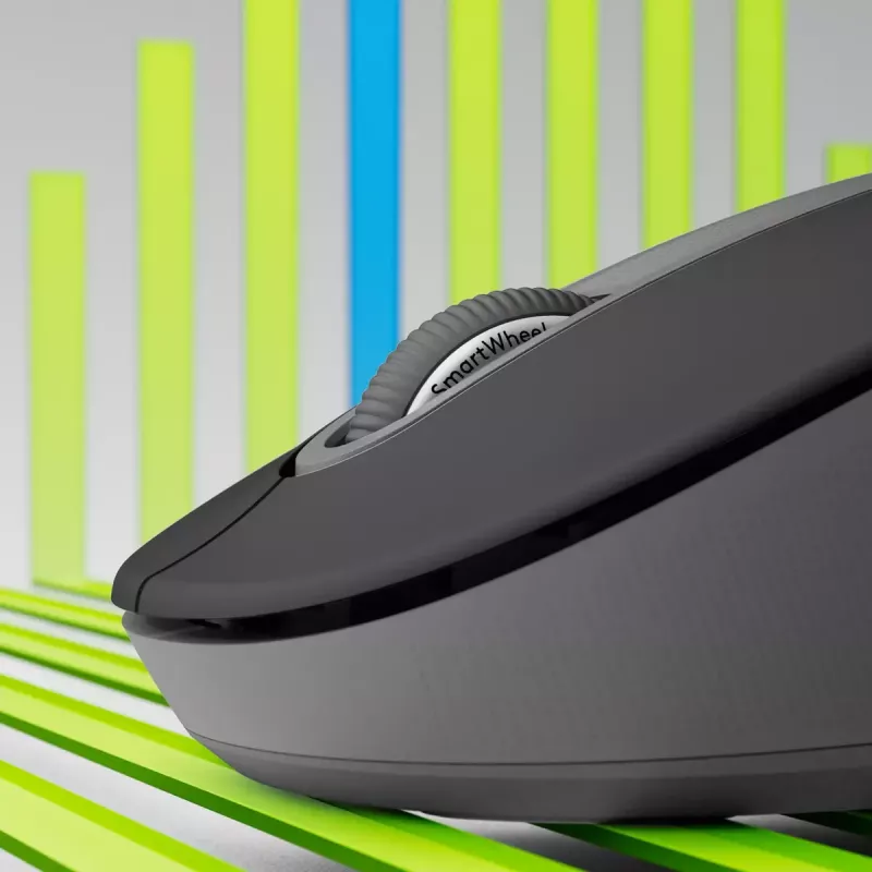 LOGITECH Signature M650 L Kabellose Maus – Für große Hände – Rechtshänder – Graphit