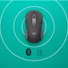 LOGITECH Signature M650 L Kabellose Maus – Für große Hände – Rechtshänder – Graphit