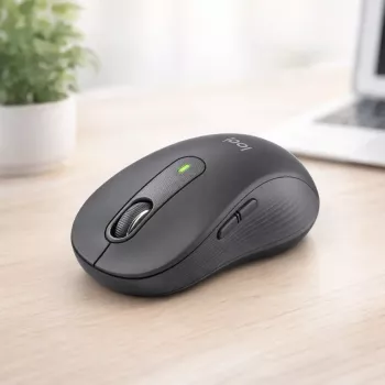 LOGITECH Signature M650 L Kabellose Maus – Für große Hände – Rechtshänder – Graphit
