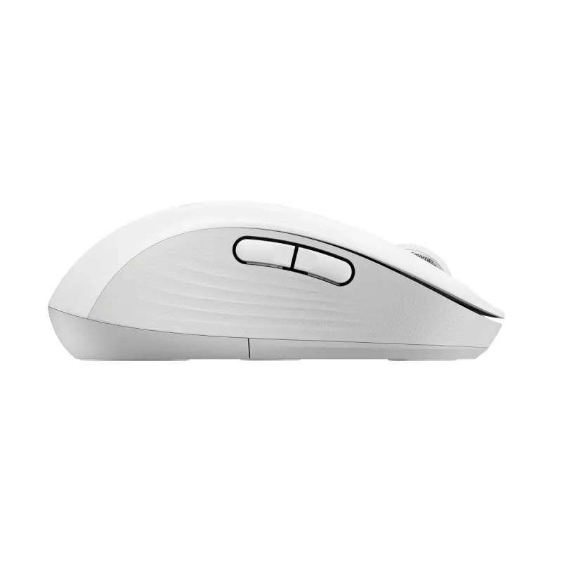 LOGITECH Signature M650 Kabellose Maus Off-White L Links