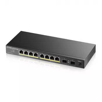 Zyxel GS1100-10HP v2 Unmanaged Gigabit Ethernet (10/100/1000) Power over Ethernet (PoE) Schwarz